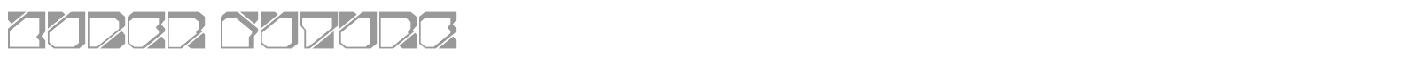 Zuber Future font preview